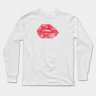 Red Lips Long Sleeve T-Shirt